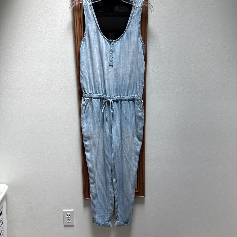 cloth & stone denim jumpsuit